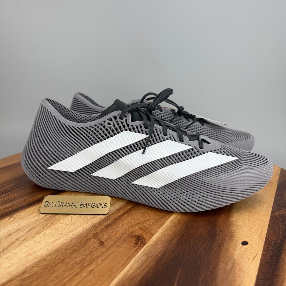 Adidas Climacool 4D Laced Shoes Grey Chalk White Carbon Men's 12.5 KJ8967 NEW